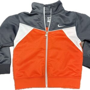Nike Colorblock Track Jacket | Size 24M 🧡⚪️⚫️